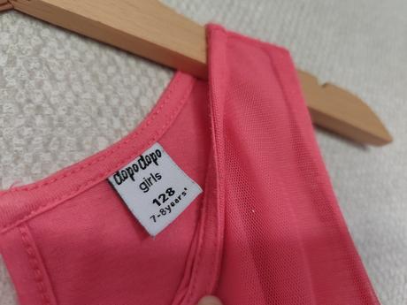 Dievčenské týlové šaty s motýľom veľ. 122/128, dopodopo,122