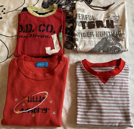 Pásikové tričko - nátelník v. 116/122, 116