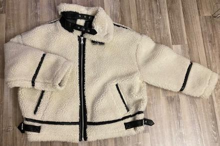 Krásna zimná kožušinová bunda, f&f,xl