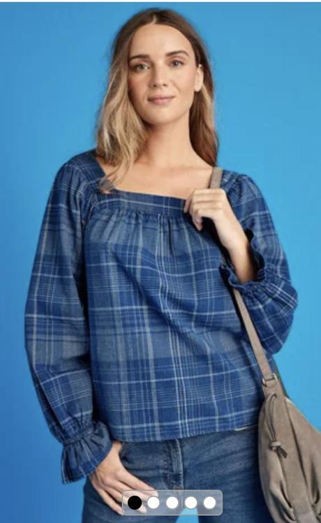 Krásny top s hranatým výstrihom, next,46 / 48