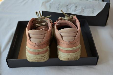 Vysoké kožené tenisky ecco, ecco,33