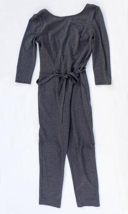 Pekný elastický overal s vysokým pásom, 38