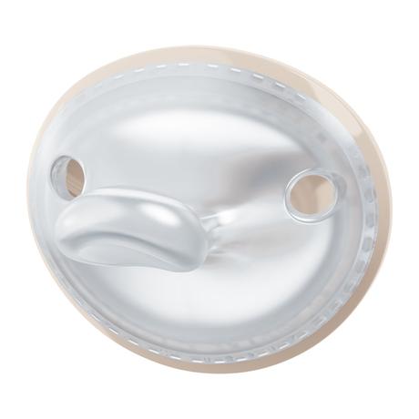 Nuk mommyfeel cumlík grey 0-9m 2 ks, nuk