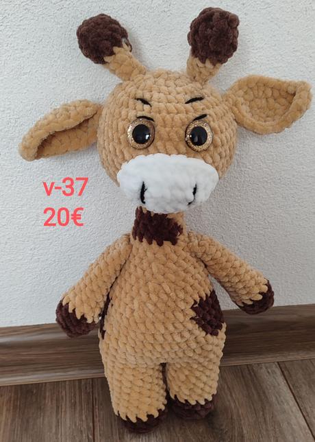 Hackovana zirafka 37cm, 