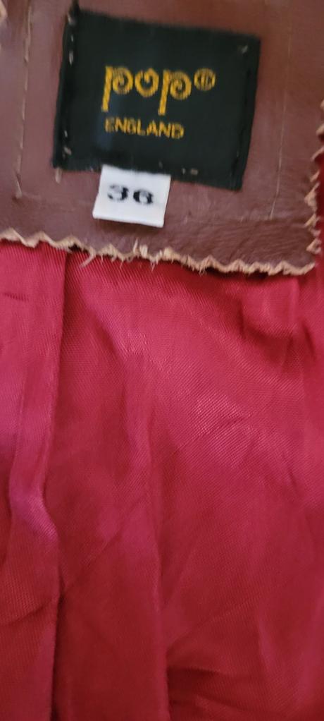 Kožená bunda s kapucňou, superdry,36