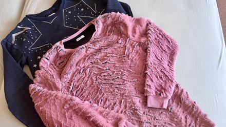 2 x tričká - top stav, c&a,146