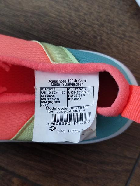 Topánky do vody, decathlon,28