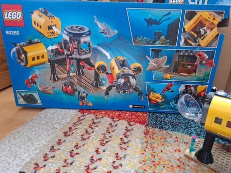 Lego 60265 oceanska zakladna - kompletný top stav,