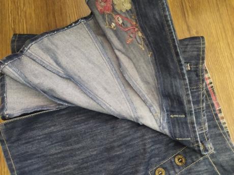 Riflová sukňa next, next,110