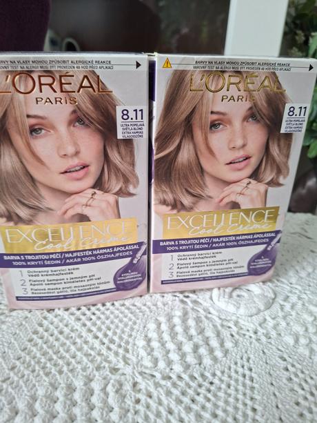 2x farba na vlasy loreal, 