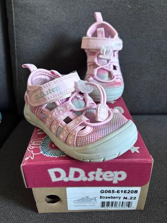 D.d.step g065 sandále quick dry strawberry 61620b, d.d.step,22