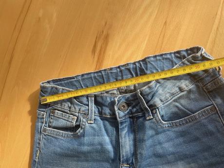 Značkové kratasove rifle (pepe jean, benetton), pepe jeans,140
