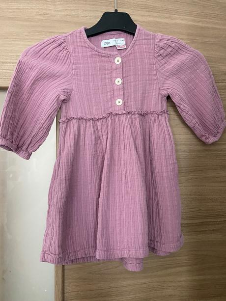 Muselinove saty, zara,98