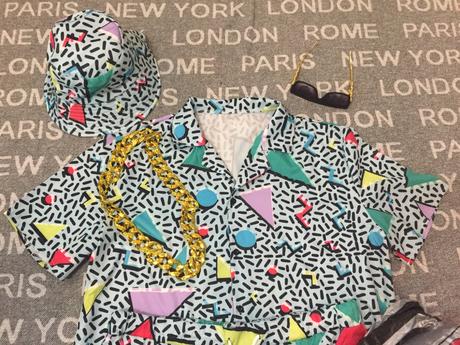 Pansky kostym havajska party 80/90 roky 3xl,