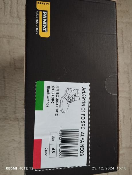 Pracovna obuv panda alfa neos 6911 01 fo src, 45