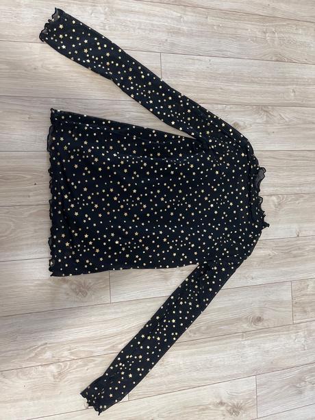 Sifonova bluzka so zlatymi hviezdickami 2v1, 164