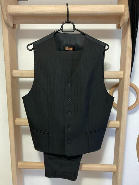 Pánsky oblek jamel s vestou, veľ. 176/46, m