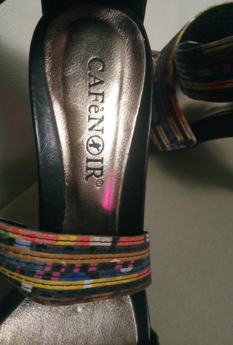 Kožené sandálky cafénoir, 37