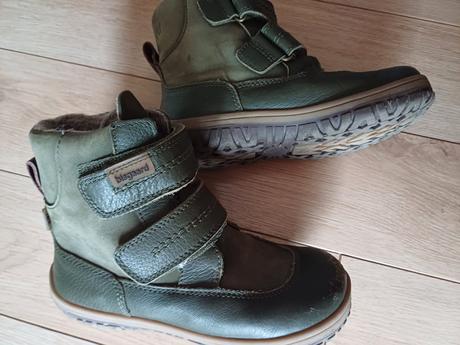 Detské kožené zateplené čižmy bisgaard, 30
