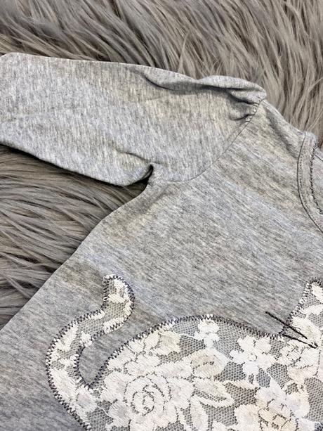 Dievčenské tričko s mačičkou (68), h&m,68