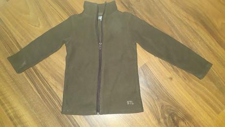 Tenká flisová mikina na chudého chlapčeka 3-4r., 104