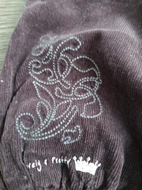 Zateplené menšestrové nohavice, baby club,68