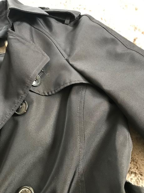 Stylovy trenckot s odnimatelnou podsivkou, zara,36