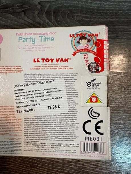 Le toy van - narodeninovy set do domceka, 