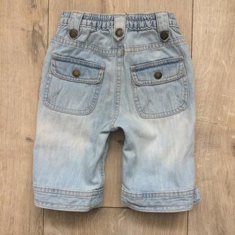 Kraťasy rifľové dievčenské l.o.g.g. č.86, 1-1,5y, h&m,86