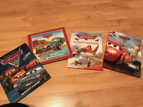 Knihy disney cars planes,