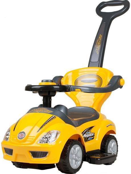 Odrážadlo s tyčou žlté,