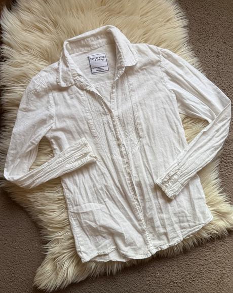 Dievčenská košela 134/140 biela, terranova,134