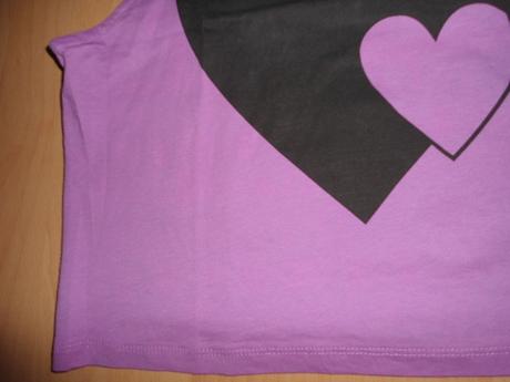 Fialove tricko srdiecko, m