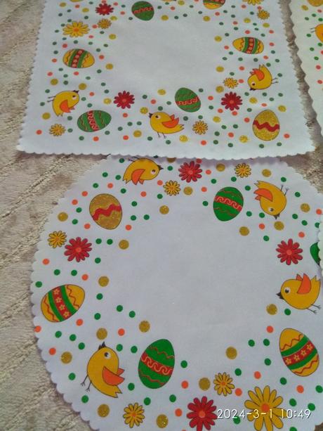 Male veľkonočné obrusy, obrusky, 