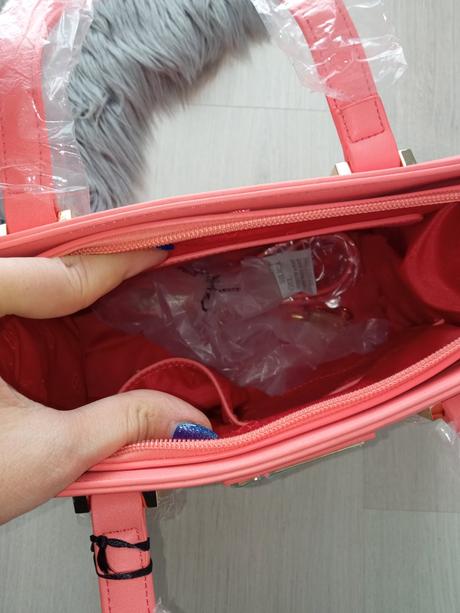 Lososová kabelka paris hilton coral cezzane, paris hilton