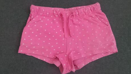 Srdiečkové šortky, h&m,116