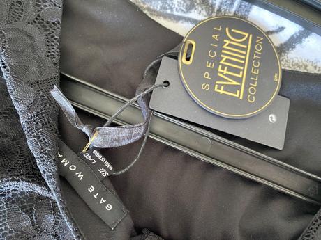 Čierne cipkovane šaty, gate,l