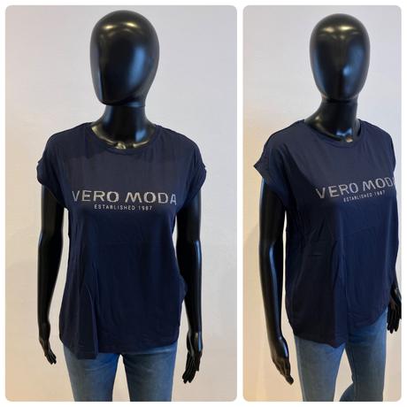 Dámske tričko s kamienkami vero moda (xs), vero moda,xs