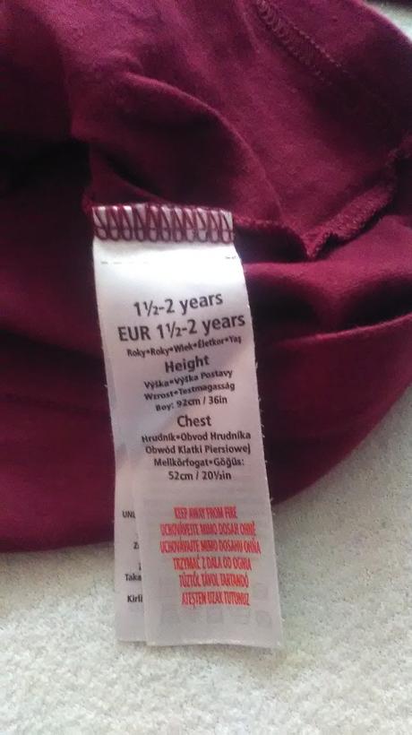 Tričko s dlhým rukávom, 92