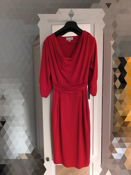 Červené šaty laura conti 38, 38