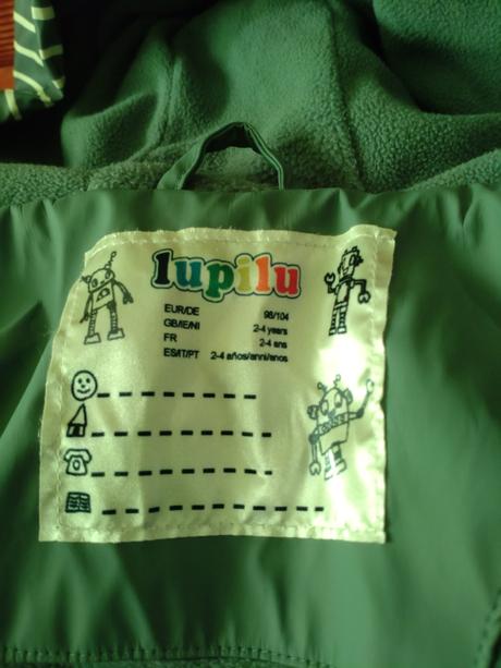 Nepremokavá pogumovaná bunda, lupilu,98