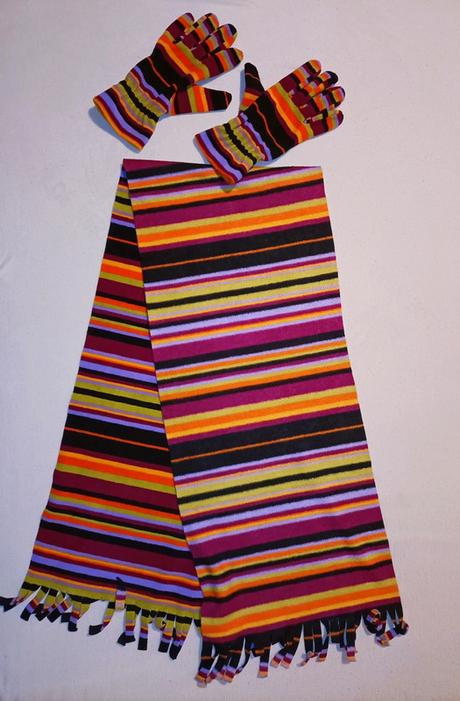 Súprava šál+rukavice, 