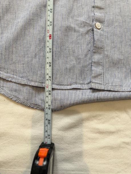 Ľanová košeľa garcia jeans s malými pruhmi, l