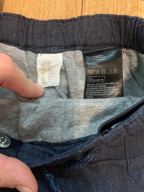 Nohavice h&m zateplené, h&m,86