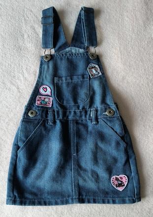 Rifľová sukňa na traky 98, kiki&koko,98