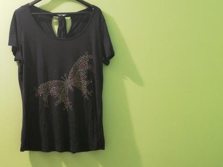 Tričko s motýľom 46-48, 48