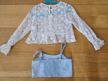Top s bluzkou, zara,128