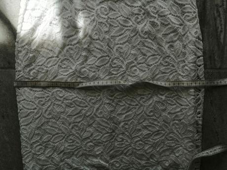 Biele čipkované šaty, v34-36, 36