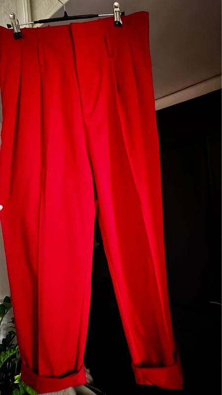 Nohavice s vysokým pasom, h&m,xl