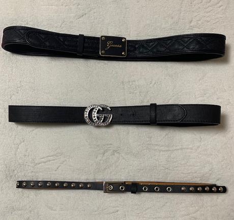 Čierne rôzne opasky, 